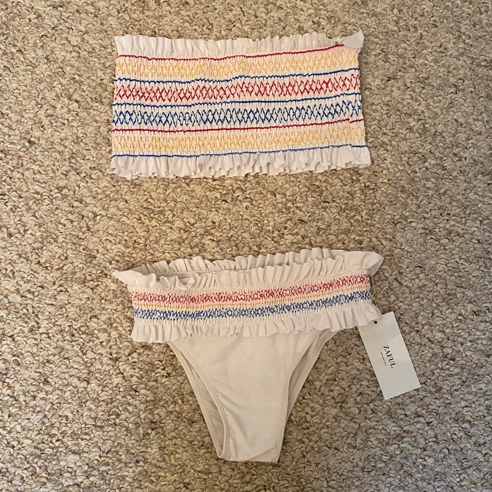NWT Zaful White Bikini